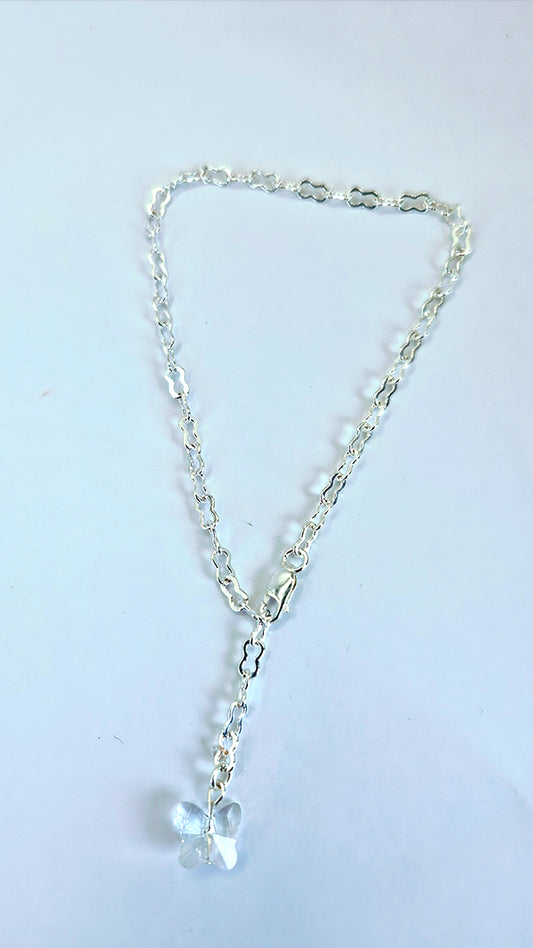 Swarovski Butterfly Crystal Anklet