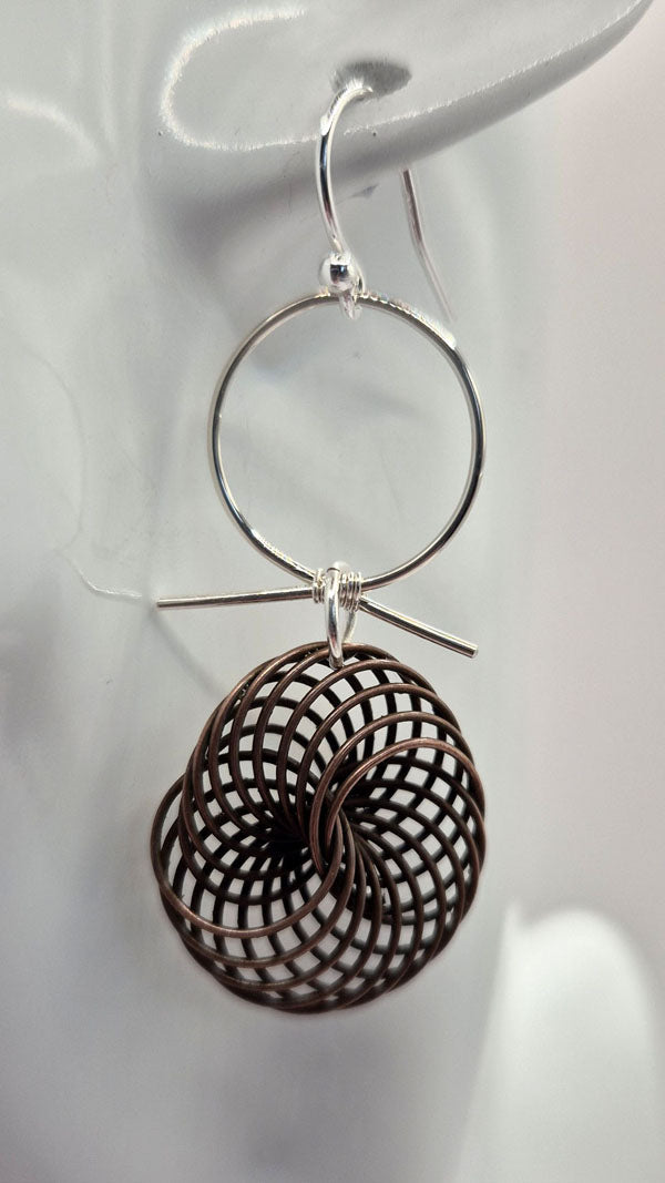 Abstract Weave Earring